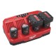 CARGADOR de 4BATERIA MILWAUKEE M12