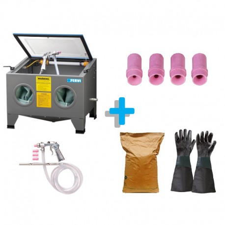 MAQUINA DE CHORRO DE ARENA DE BANCO ( KIT )