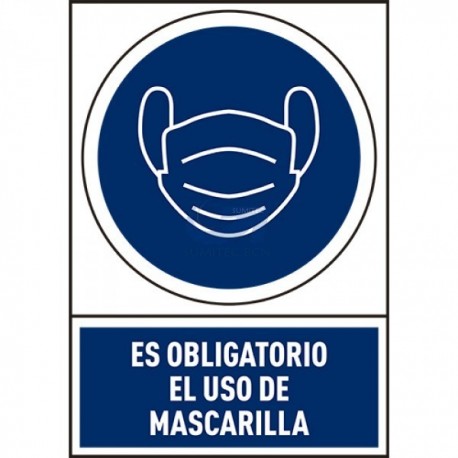 SEÑAL OBLIGATORIO - MASCARILLA