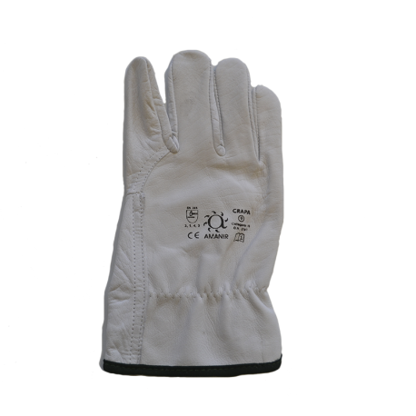 GUANTE MOD. ARAGO FLOR VACUNO T-9. CRAPA