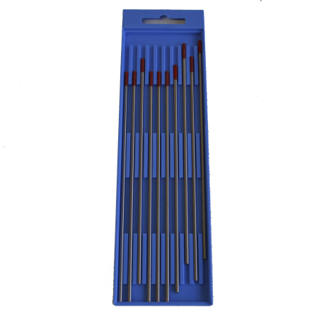 ELECTRODO TUNGSTENO ROJO Ø 1'6MM.*150 2'0% TH.