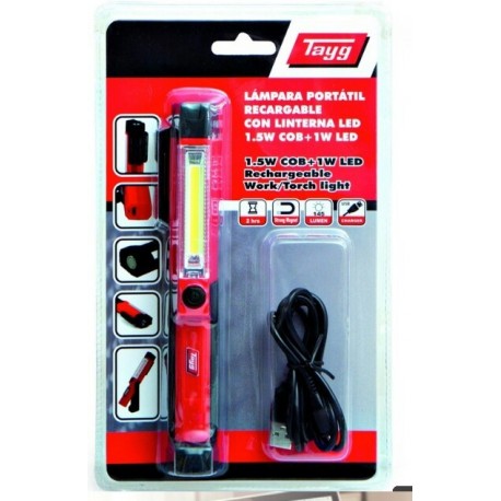 Lámpara portátil recargable